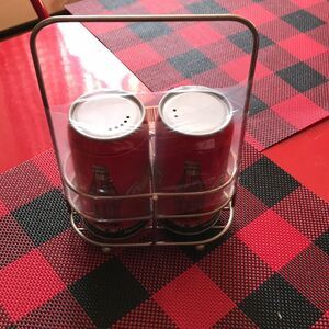 New Coca Cola salt and pepper caddy